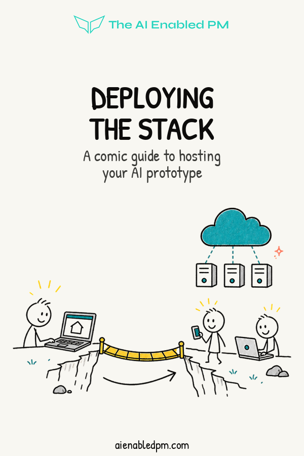 Cover of Deploying the Stack: A Comic Guide to Hosting Your AI Prototype