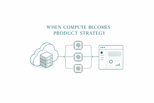 When Compute Becomes Product Strategy